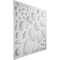 Ekena Millwork Shale EnduraWall Decorative 3D Wall Panel, White, 19 5/8"W x 19 5/8"H WP20X20SLWH - alternate 7